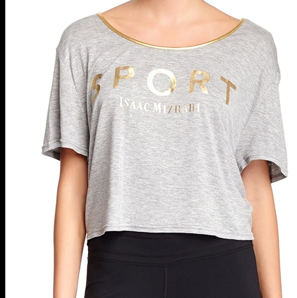 Isaac Mizrahi SPORT crop top